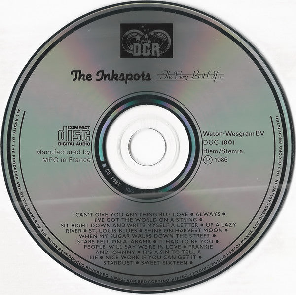 Stanley Morgan's Ink Spots : The Very Best Of... (CD, Comp)