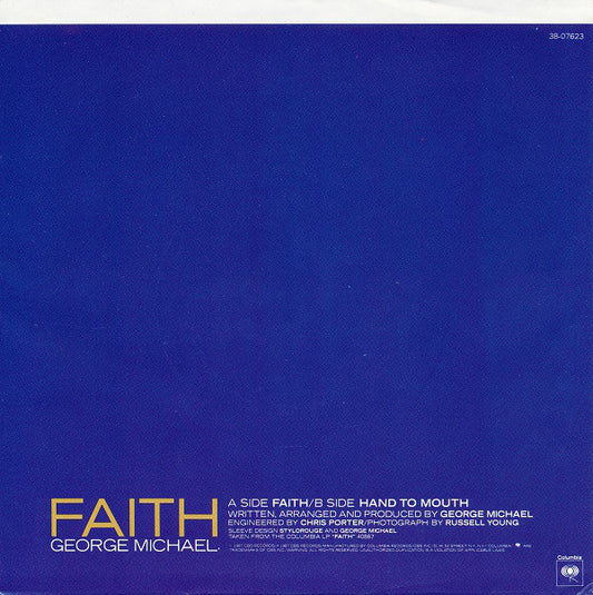 George Michael : Faith (7", Single, Styrene, Car)