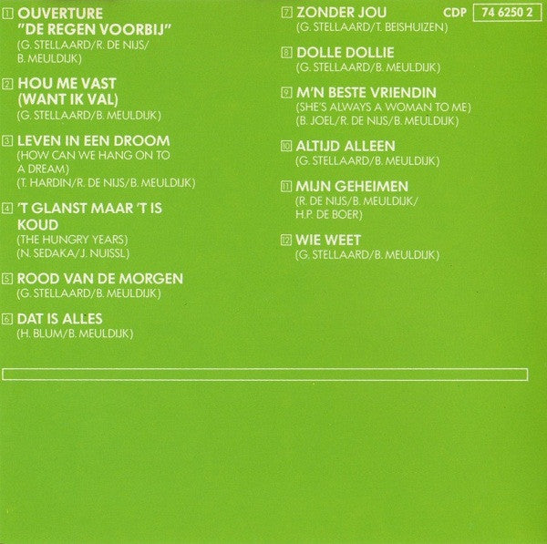 Rob de Nijs : De Regen Voorbij (CD, Album, RE)