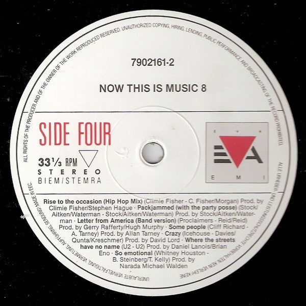 Various : Now This Is Music 8 (2xLP, Comp)