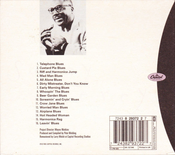 Sonny Terry : Whoopin' The Blues (The Capitol Recordings, 1947-1950) (CD, Comp)