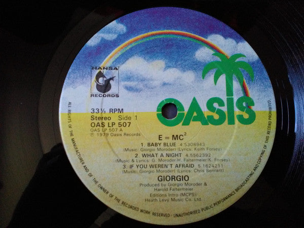 Giorgio Moroder : E=MC² (LP, Album)