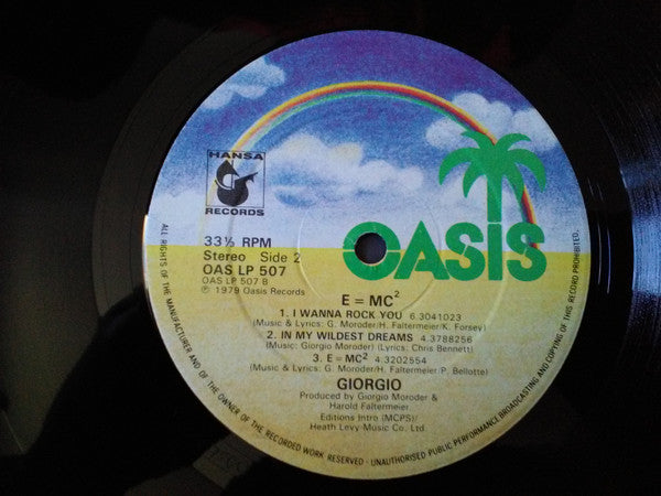 Giorgio Moroder : E=MC² (LP, Album)