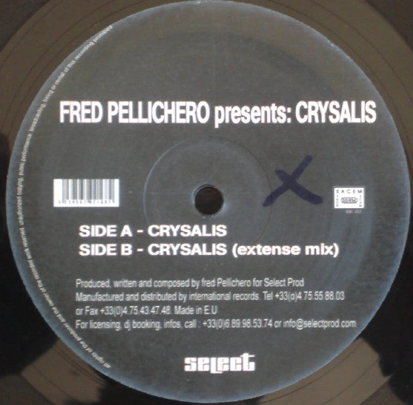 Fred Pellichero : Crysalis (12")