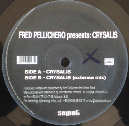 Fred Pellichero : Crysalis (12")