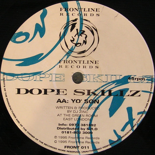 Dope Skillz : 6 Million Ways / Yo' Son (12")