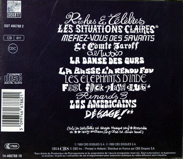 Les Satellites : Riches & Célèbres (CD, Album, RP)