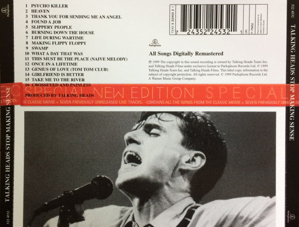 Talking Heads : Stop Making Sense (CD, Album, RE, RM, S/Edition, Arv)