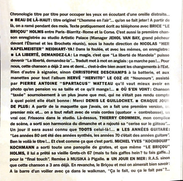 Michel Fugain : Un Café Et L'Addition (CD, Album, RE)