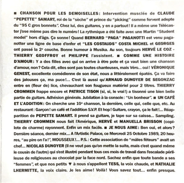 Michel Fugain : Un Café Et L'Addition (CD, Album, RE)