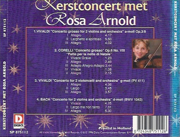 Rosa Arnold : Kerstconcert (CD, Album)