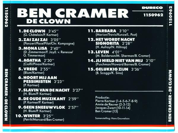 Ben Cramer : De Clown (CD, Comp)