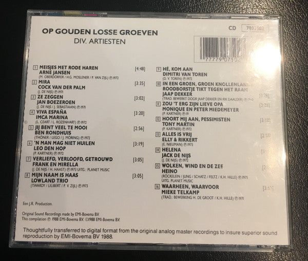 Various : Op Gouden Losse Groeven (CD, Album, Comp)