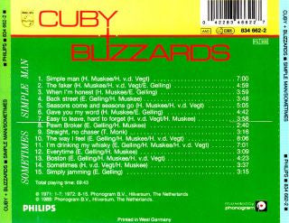 Cuby + Blizzards : Simple Man / Sometimes (CD, Comp)