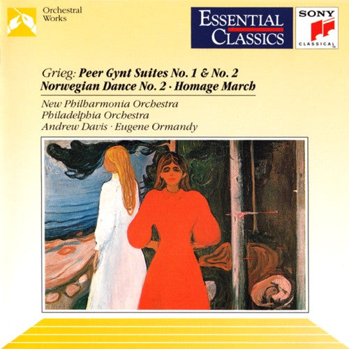 Edvard Grieg, New Philharmonia Orchestra / Andrew Davis, The Philadelphia Orchestra / Eugene Ormandy : Peer Gynt Suites No. 1 & No. 2, Norwegian Dance No. 2, Homage March (CD, Comp)