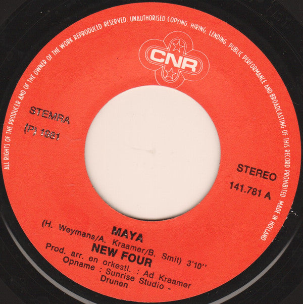 New Four : Maya (7", Single)