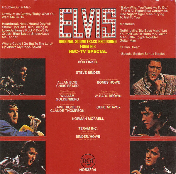 Elvis Presley : NBC-TV Special (CD, Album, RE, S/Edition)