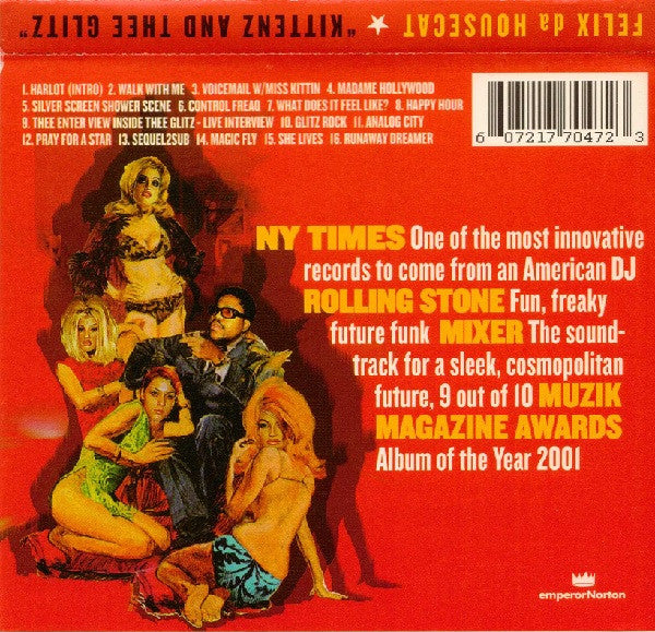 Felix Da Housecat : Kittenz And Thee Glitz (CD, Album, RE)
