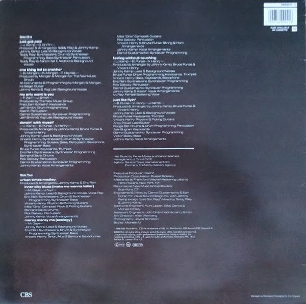 Johnny Kemp : Secrets Of Flying (LP, Album)