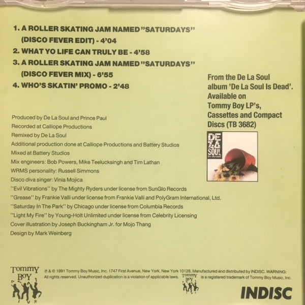 De La Soul : A Roller Skating Jam Named "Saturdays" (CD, Maxi)
