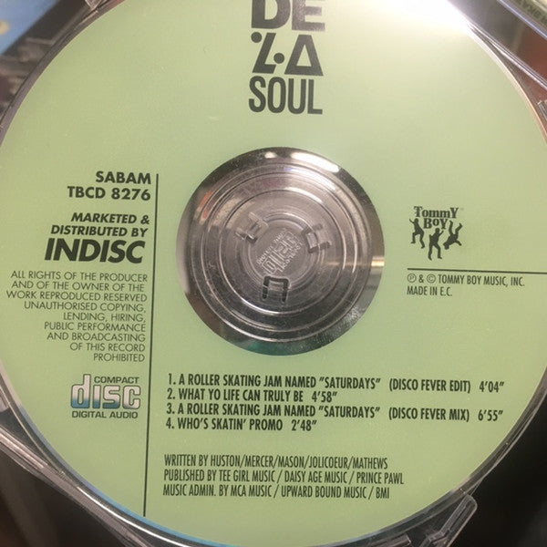 De La Soul : A Roller Skating Jam Named "Saturdays" (CD, Maxi)