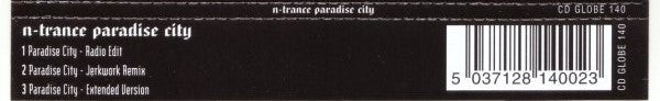 N-Trance : Paradise City (CD, Single, Enh)