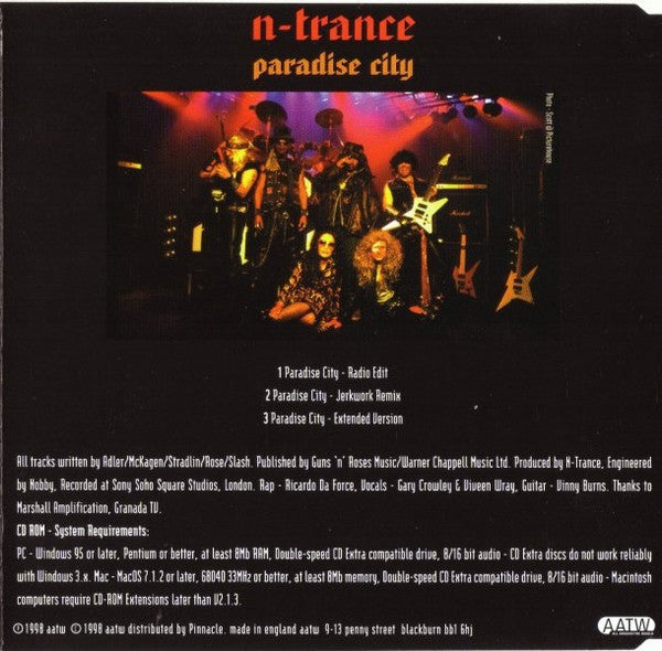 N-Trance : Paradise City (CD, Single, Enh)