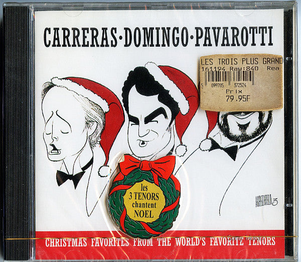 José Carreras, Placido Domingo, Luciano Pavarotti : Christmas Favorites From The World's Favorite Tenors (CD, Comp)