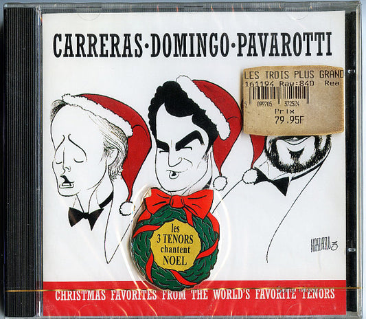 José Carreras, Placido Domingo, Luciano Pavarotti : Christmas Favorites From The World's Favorite Tenors (CD, Comp)