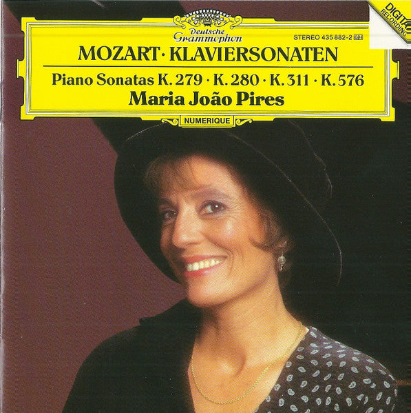 Mozart*, Maria João Pires : Klaviersonaten = Piano Sonatas K. 279 · K. 280 · K. 311 · K. 576 (CD, Album, PRS)