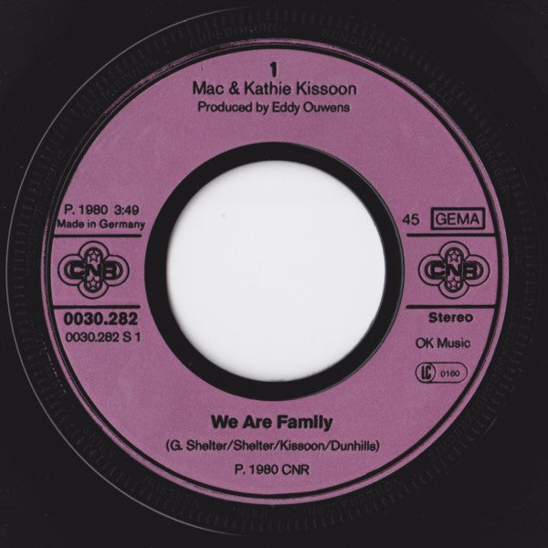 Mac And Katie Kissoon : We Are Family (7", Single)