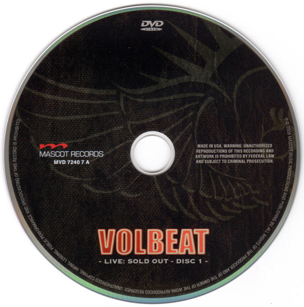 Volbeat : 8 Pm Tonight - Live 2007 - Sold Out (2xDVD-V, NTSC)