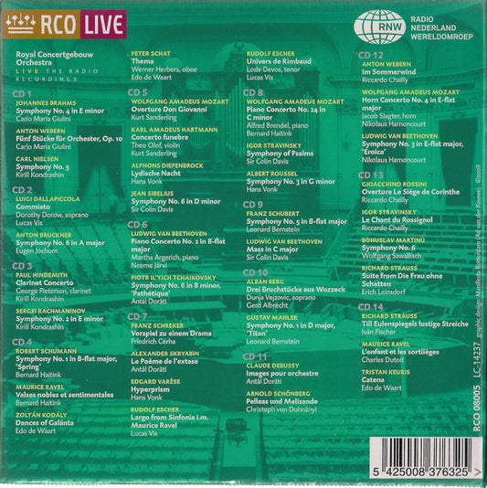 Concertgebouworkest : Live, The Radio Recordings 1980-1990 (14xCD + Box)