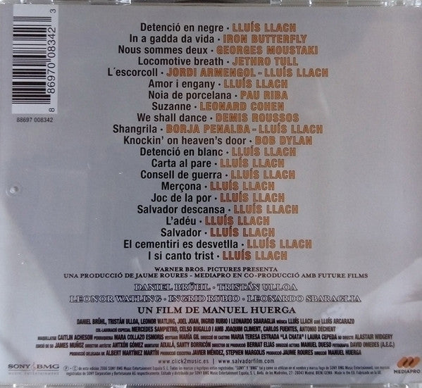 Lluis Llach : Banda Sonora Original De Salvador Puig Antich (CD, Album)