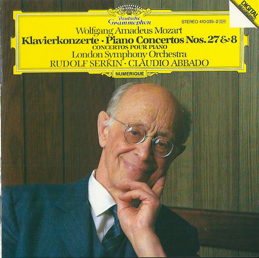 Wolfgang Amadeus Mozart  -  London Symphony Orchestra, Rudolf Serkin, Claudio Abbado : Klavierkonzerte · Piano Concertos Nos. 27 & 8 (CD)