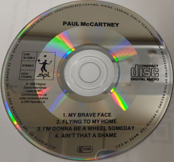 Paul McCartney : My Brave Face (CD, Maxi)