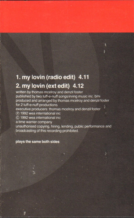 En Vogue : My Lovin (Cass, Single, Rec)