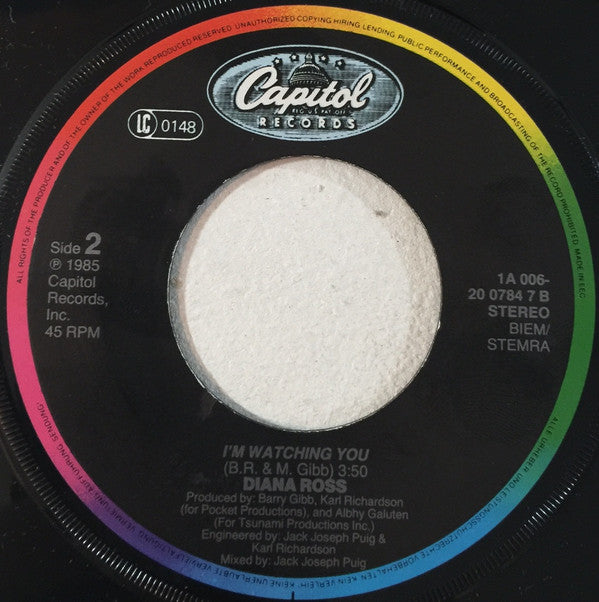 Diana Ross : Eaten Alive (7", Single)