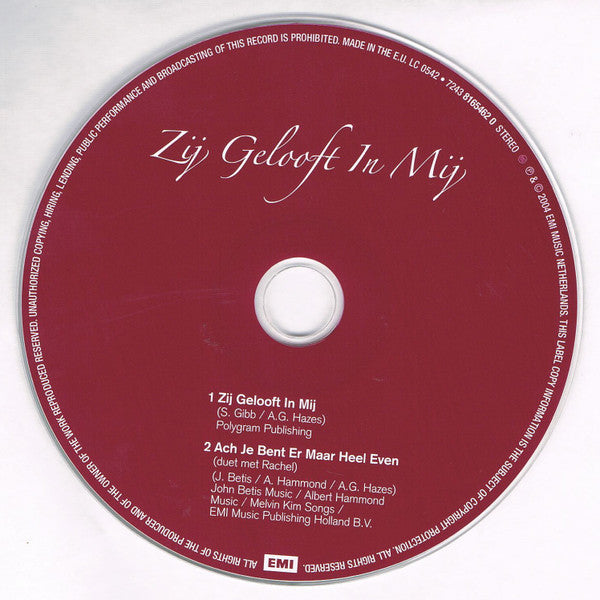 André Hazes : Zij Gelooft In Mij (CD, Single, Car)