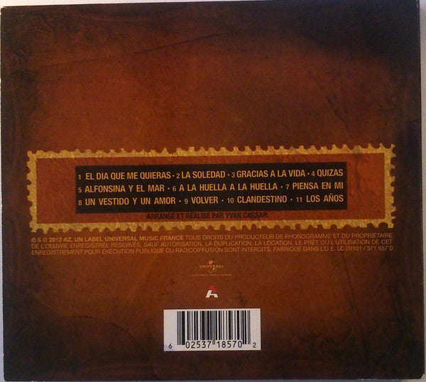 Florent Pagny : Baryton, Gracias A La Vida (CD, Album, Ltd)