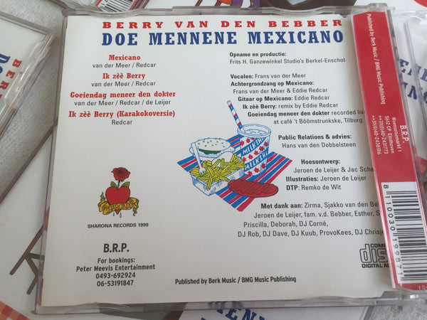 Berry van den Bebber : Doe Mennene Mexicano (CD, Maxi)