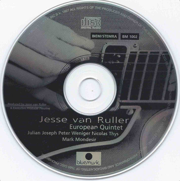 Jesse Van Ruller : European Quintet (CD, Album)