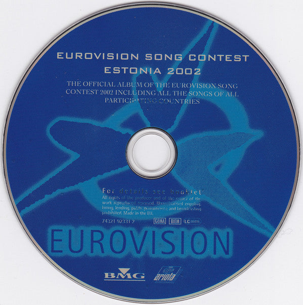 Various : Eurovision Song Contest Estonia 2002 (CD, Album, Comp)