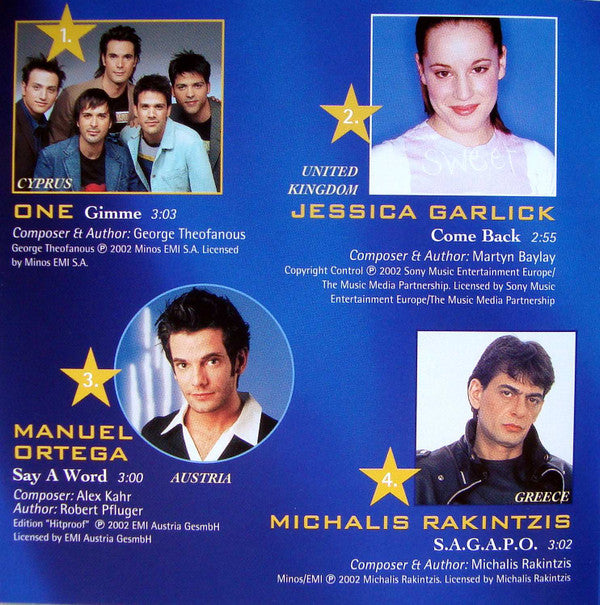 Various : Eurovision Song Contest Estonia 2002 (CD, Album, Comp)