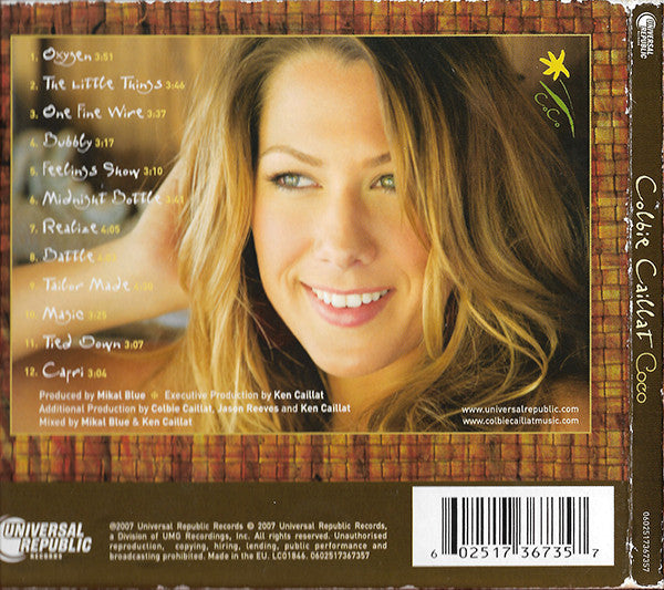 Colbie Caillat : Coco (CD, Album, Dig)