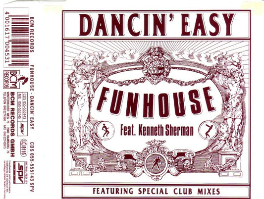 Funhouse Feat. Kenneth Sherman : Dancin' Easy (CD, Single)