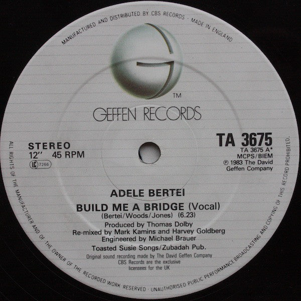 Adele Bertei : Build Me A Bridge (12")