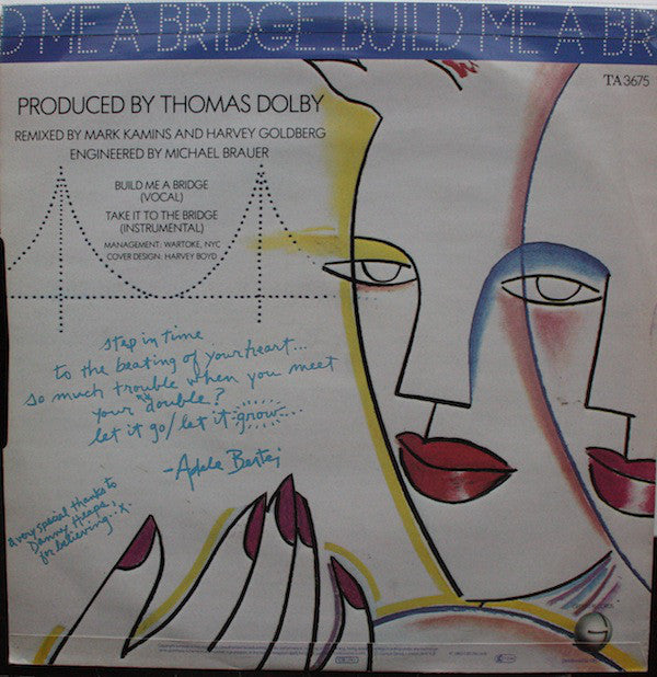 Adele Bertei : Build Me A Bridge (12")