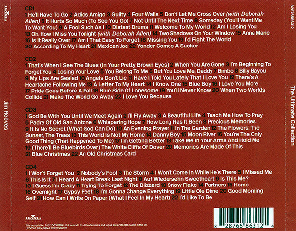 Jim Reeves : The Ultimate Collection (4xCD, Comp)