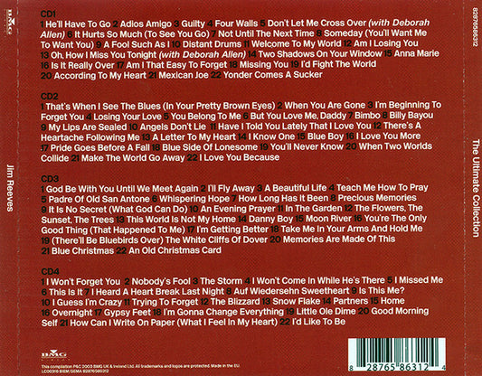 Jim Reeves : The Ultimate Collection (4xCD, Comp)